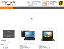 Tablet Screenshot of newwestlaptops.com